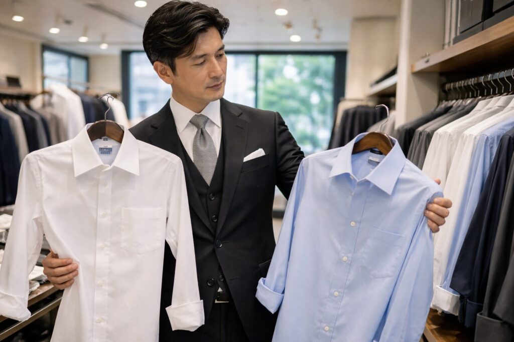 卒業式に合うシャツの色