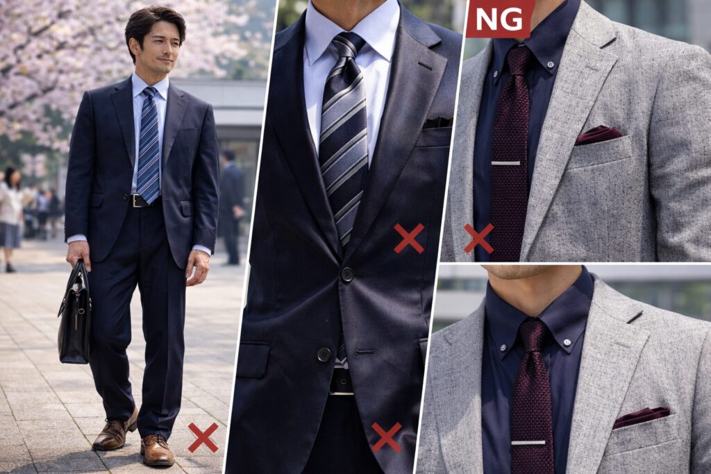 卒業式スーツで避けたいNG例