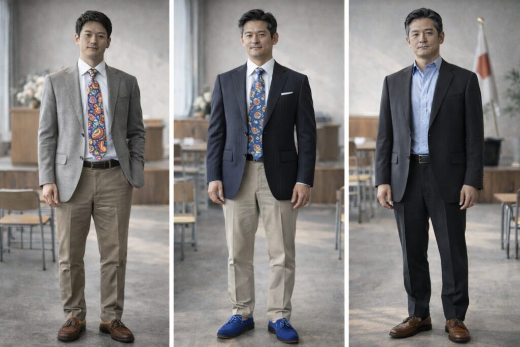 卒業式父親NGコーデ例