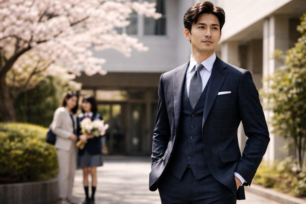 卒業式父親スーツのマナー基準