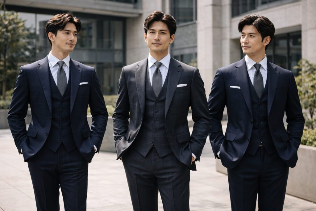 卒業式父親スーツの色選び