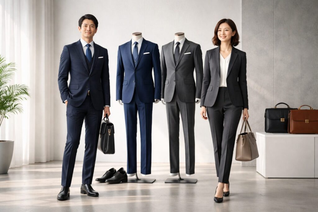 定番ネイビーとグレーの選び方