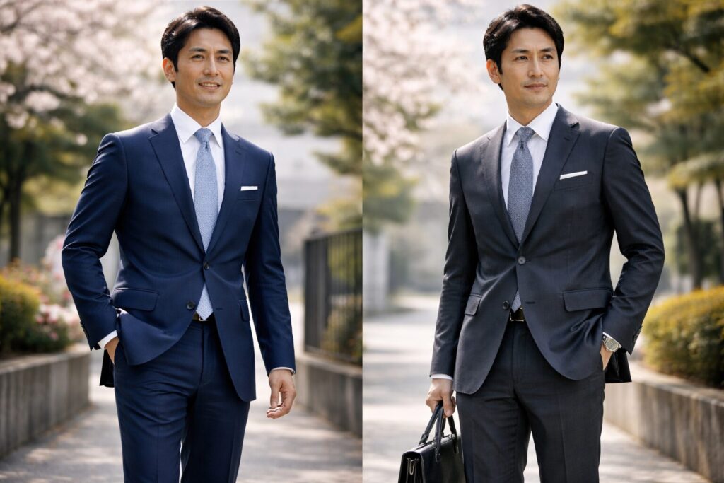 40代父親は入学式で何色が正解