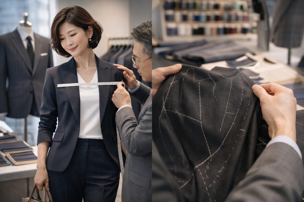 50代女性管理職スーツオーダースーツの魅力