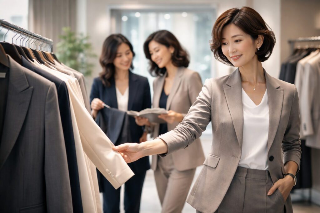 50代女性管理職スーツブランド選びの基準