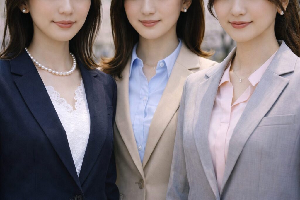 アクセサリーは控えめが正解