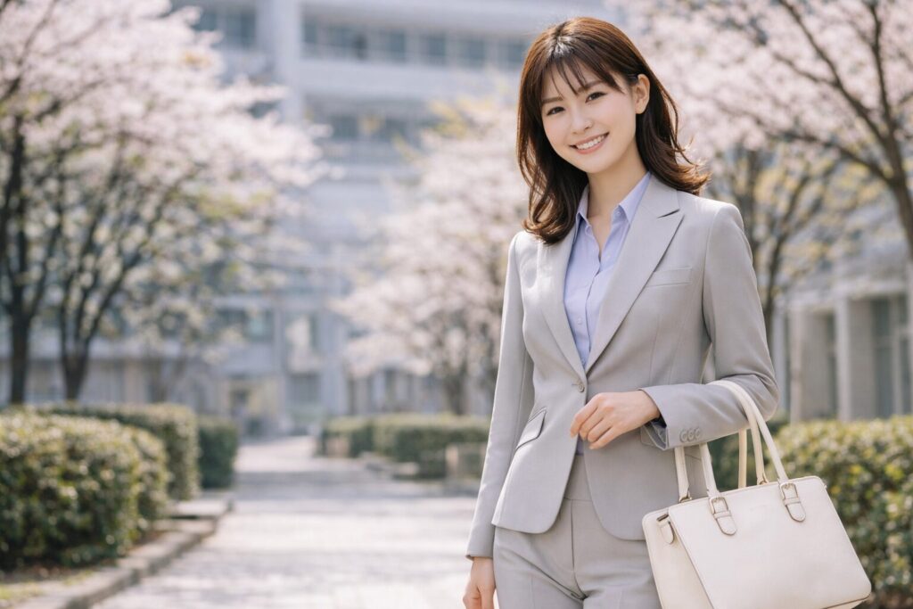 グレースーツの上品さ