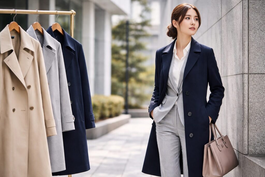 ステンカラーコートの選び方