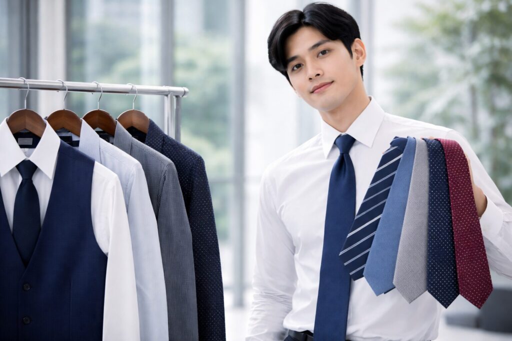 ネクタイは3〜5本で回す