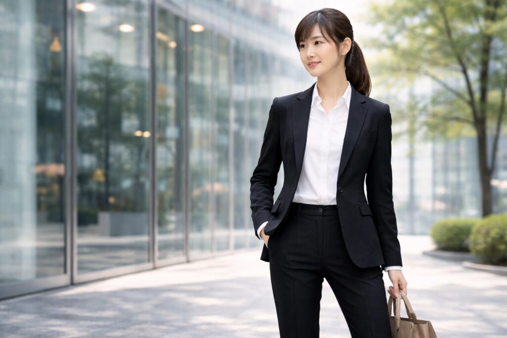 パンツスーツはあり？
