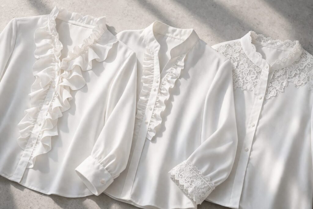 フリルとレースはどこまで可