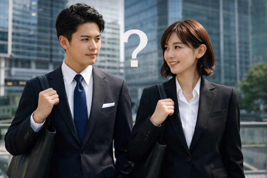 リクルートスーツでも平気？