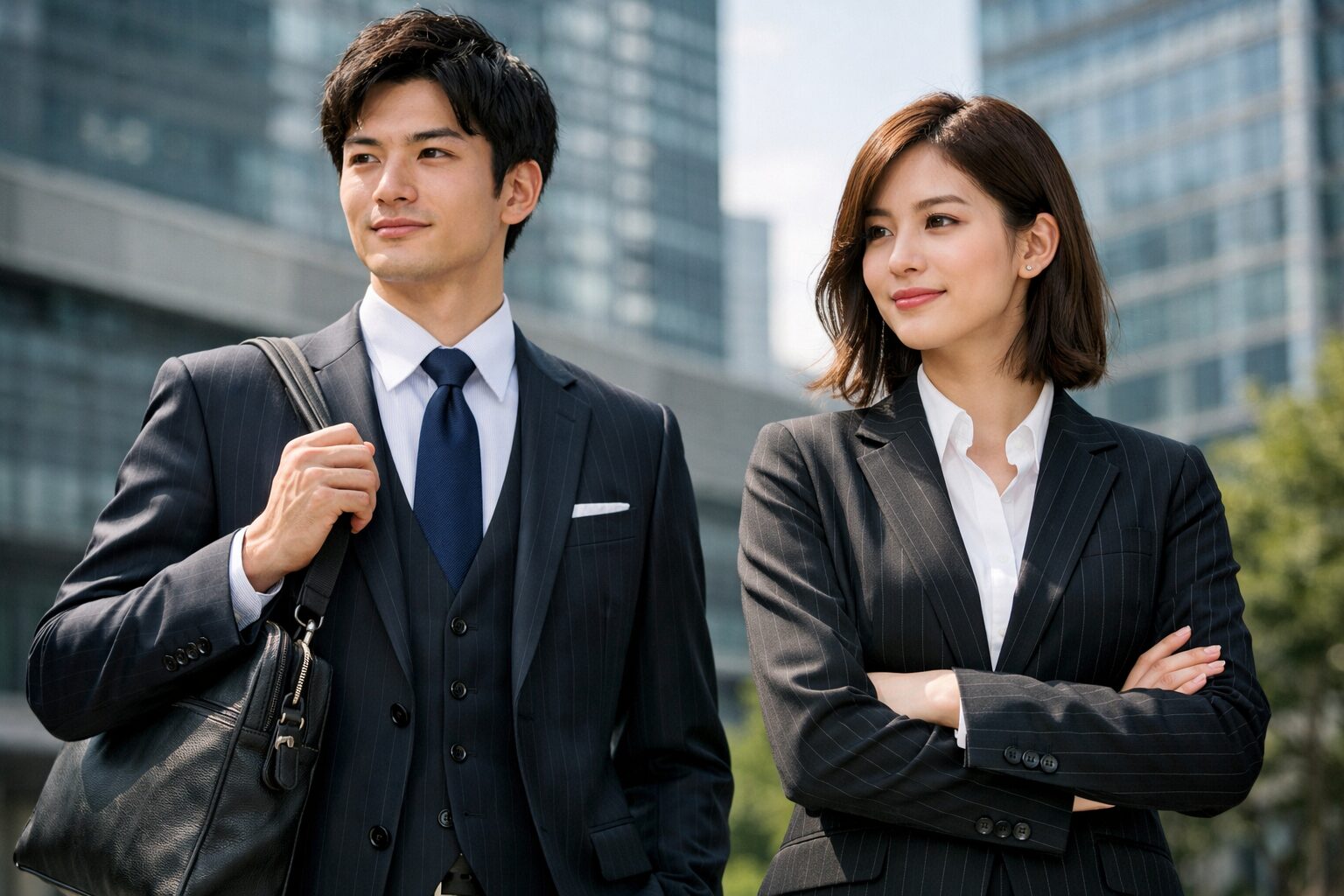 入社式のスーツでストライプはあり？失敗しない選び方と基準