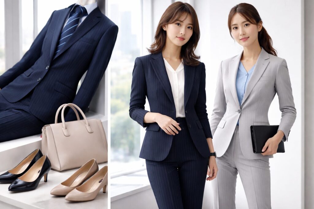 入社式のスーツでストライプを選ぶコツ