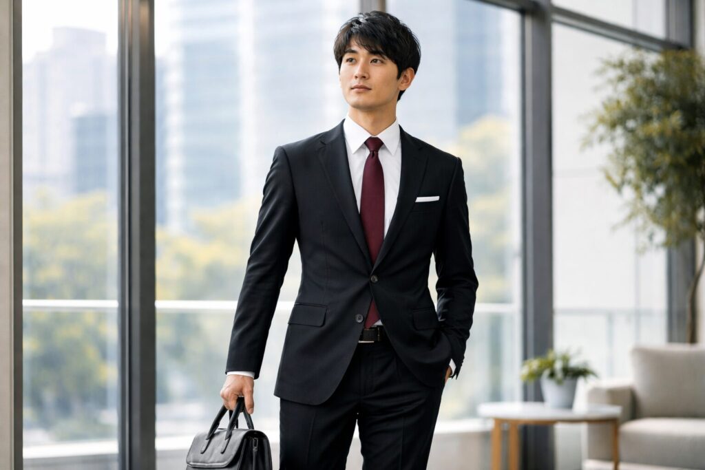 入社式のスーツは黒でも大丈夫
