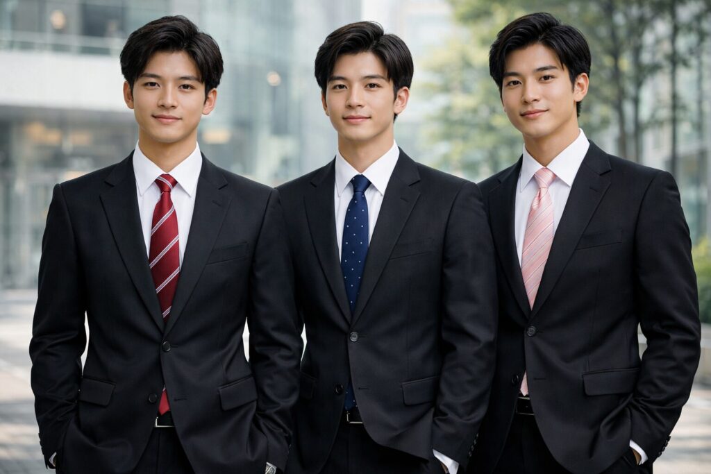 入社式のネクタイの正解