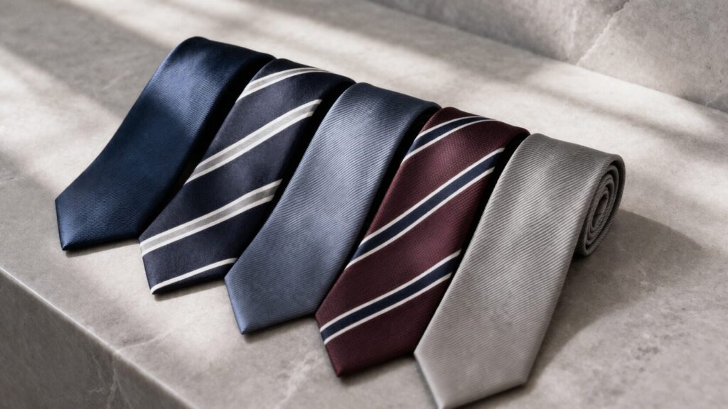 入社式のネクタイは何色が無難か