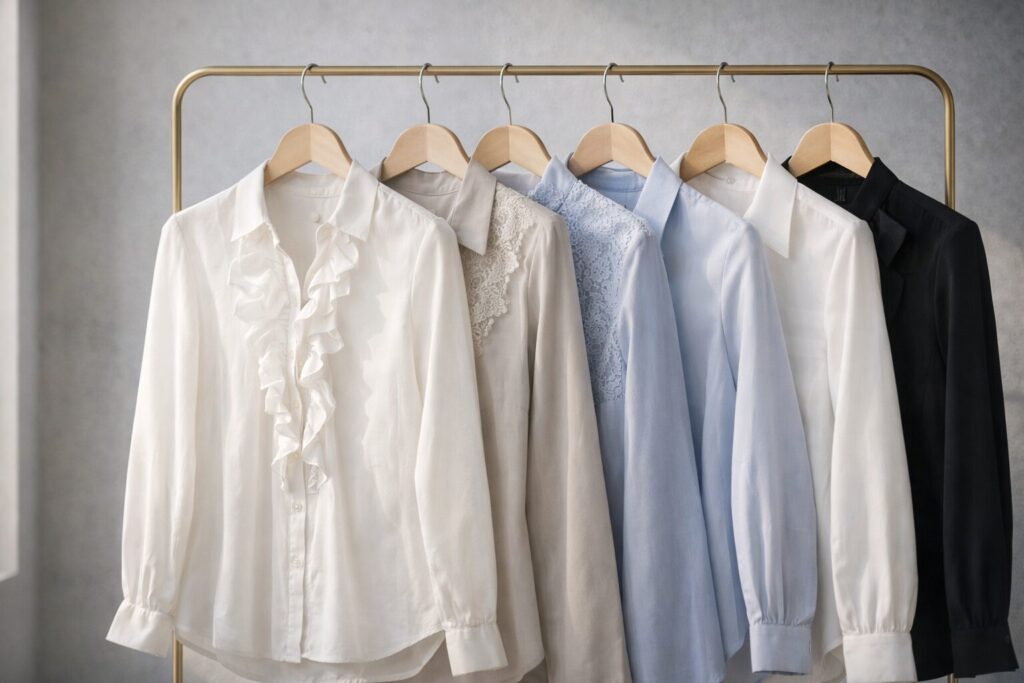 入社式のブラウス選び