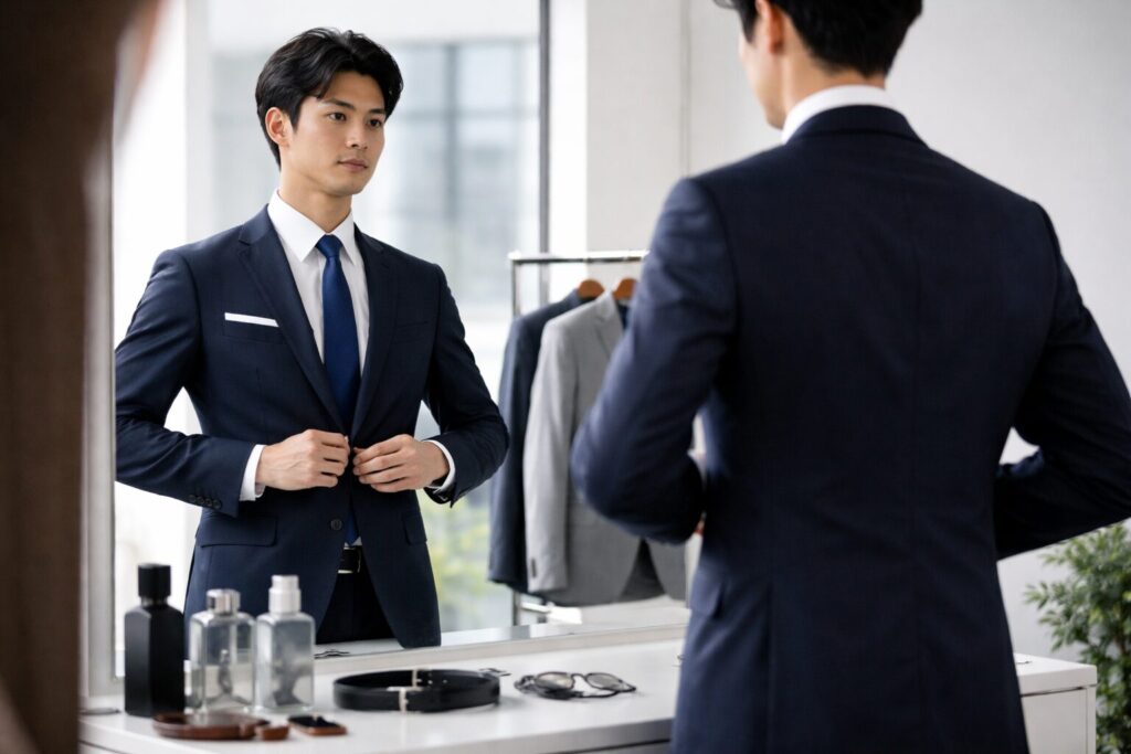 入社式の服装で男性が意識する点