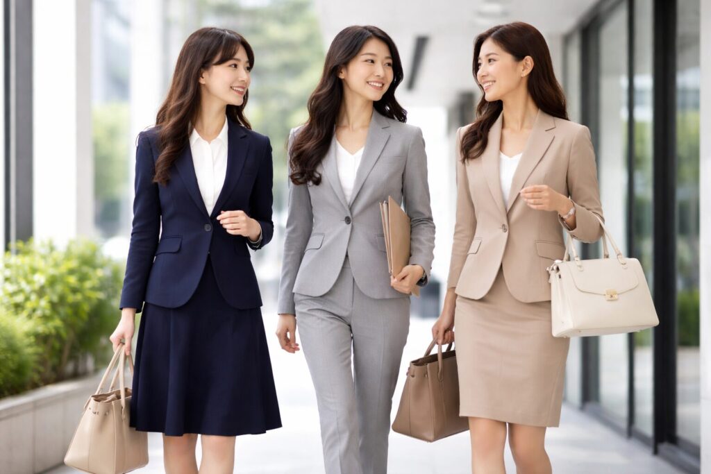 入社式スーツの女性マナー