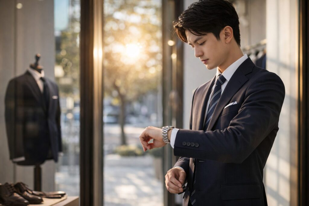 入社式スーツはいつ買う？