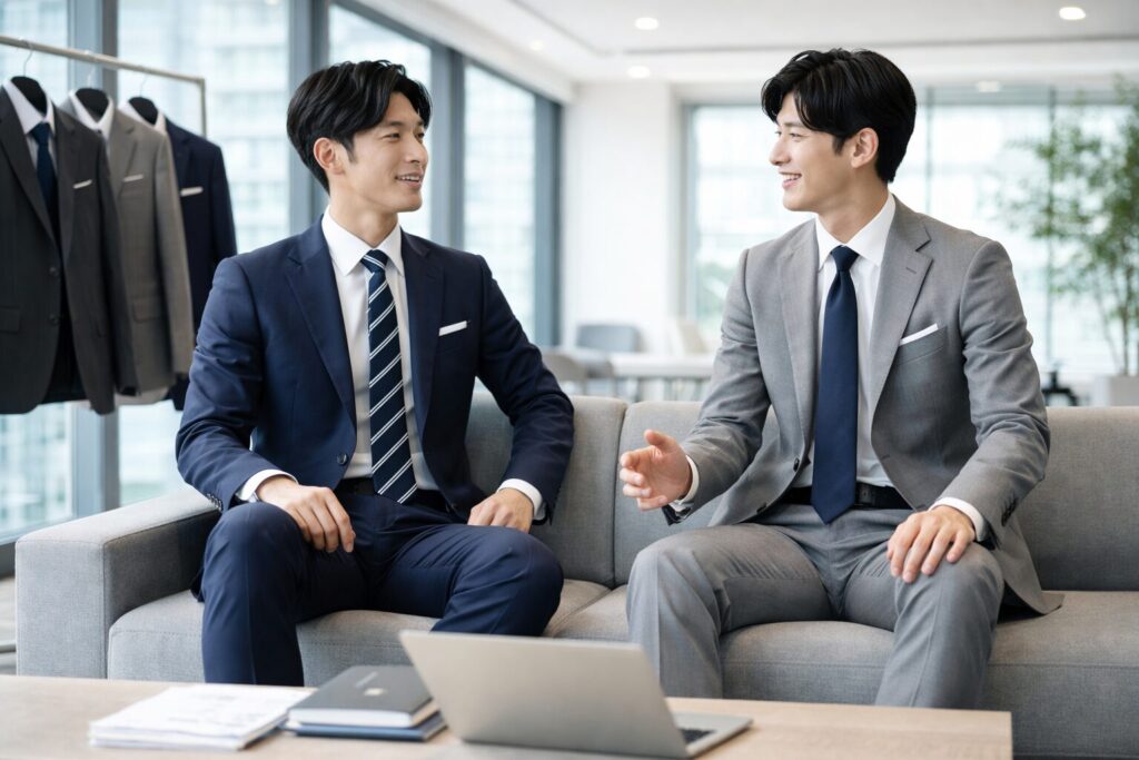 内勤は2〜3着で足りる