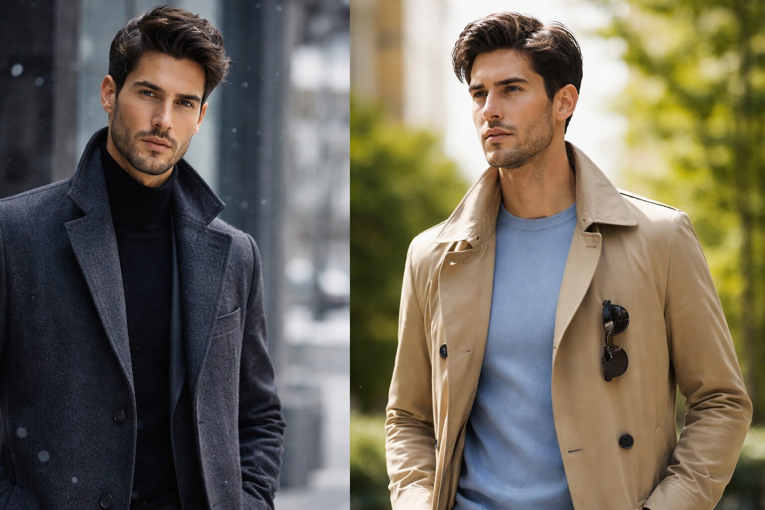 冬コートと春コートの違いを徹底解説：季節別の選び方