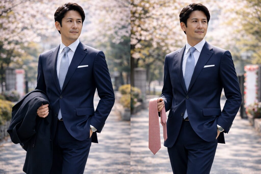 卒業式と入学式でスーツは兼用可