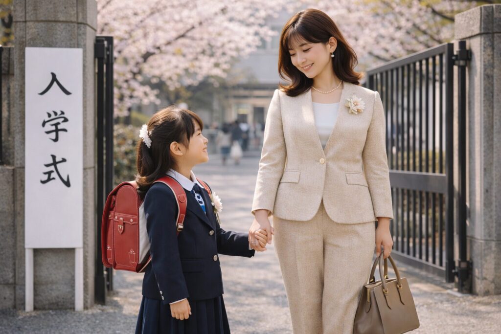 卒業式入学式スーツ着回し術