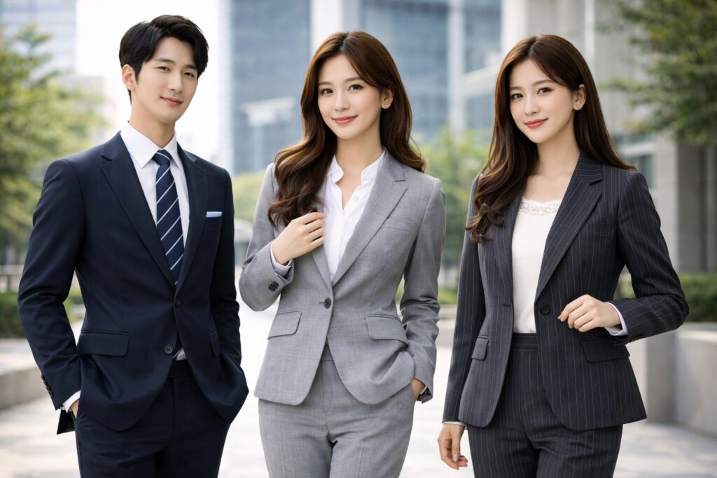 新入社員のスーツの柄選び