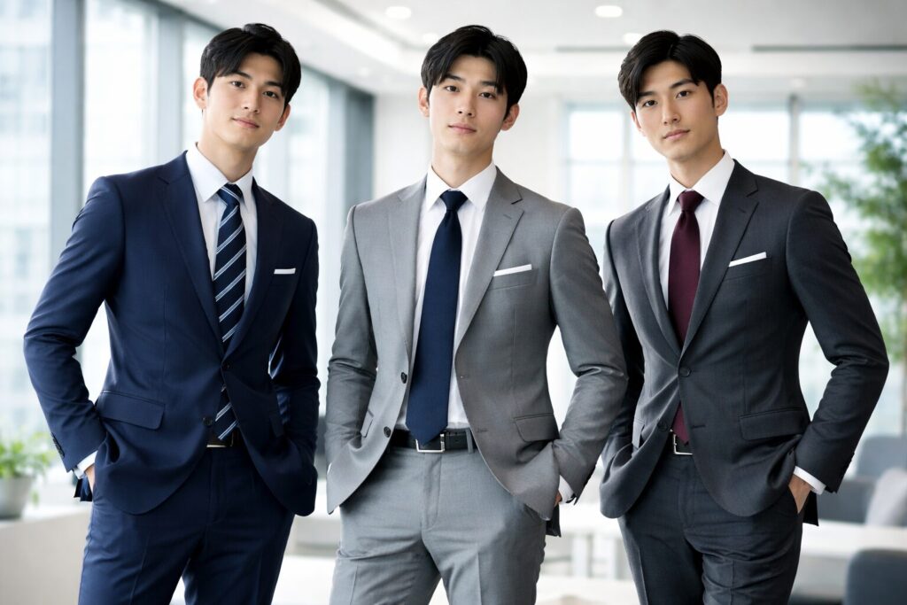 新入社員は3着が基本