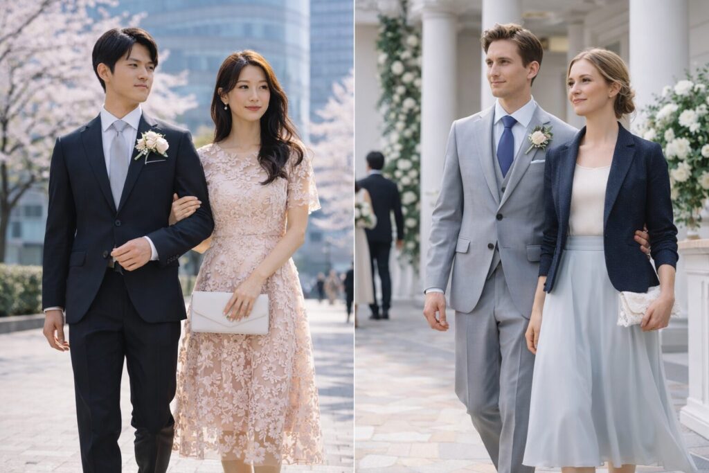 春コートいらない日の結婚式