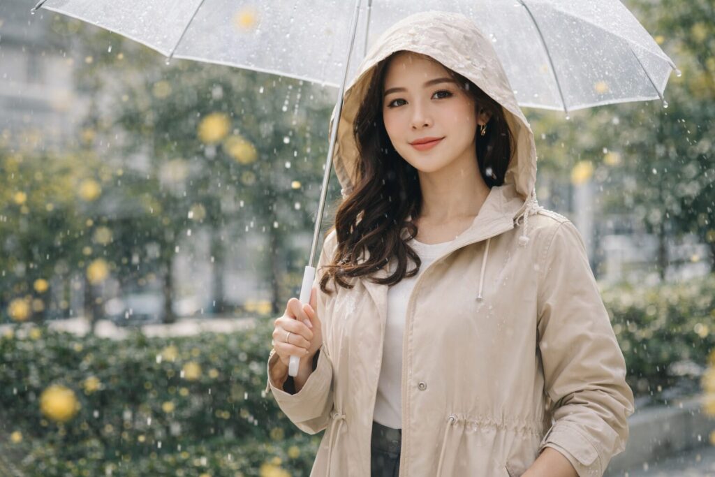 春コートしまむら撥水花粉対策