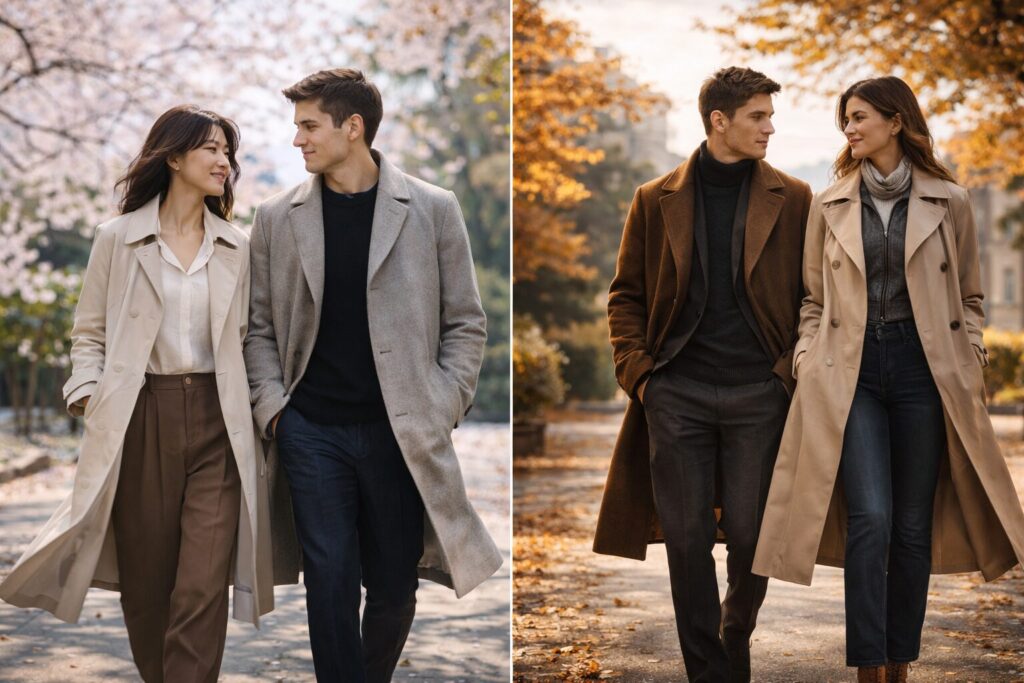 春コートと秋コート着る時期