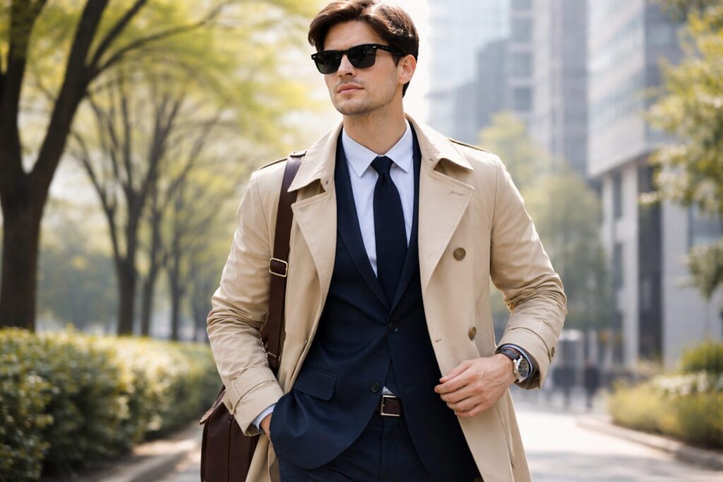 春コートはいつからメンズ