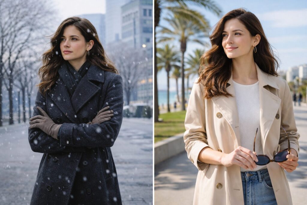 春コートはいつから地域差