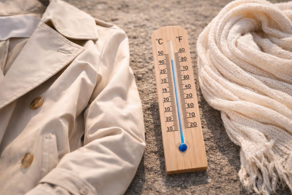 春コートはいつから最低気温