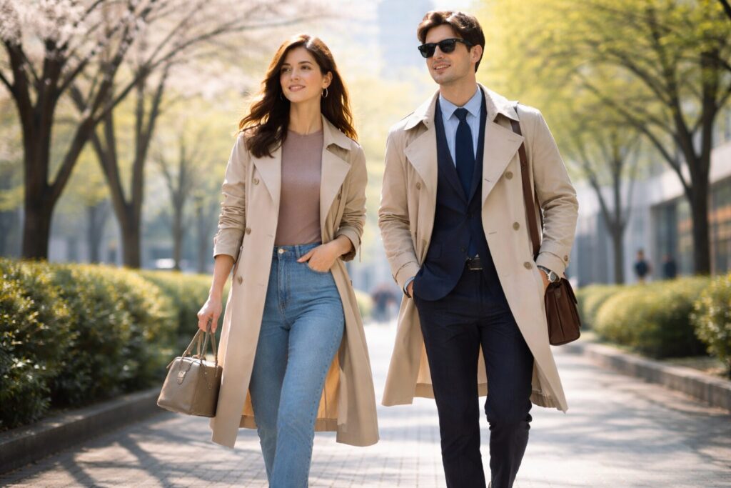 春コートはいつから気温目安