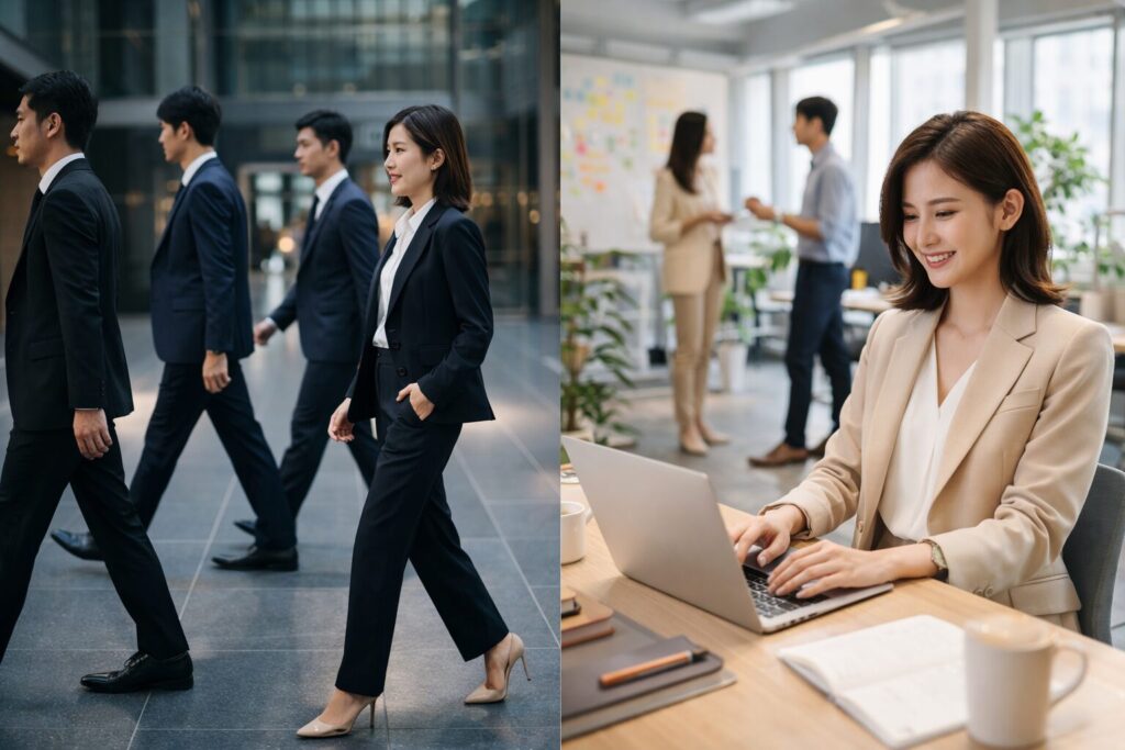 業界別に見るベージュの可否