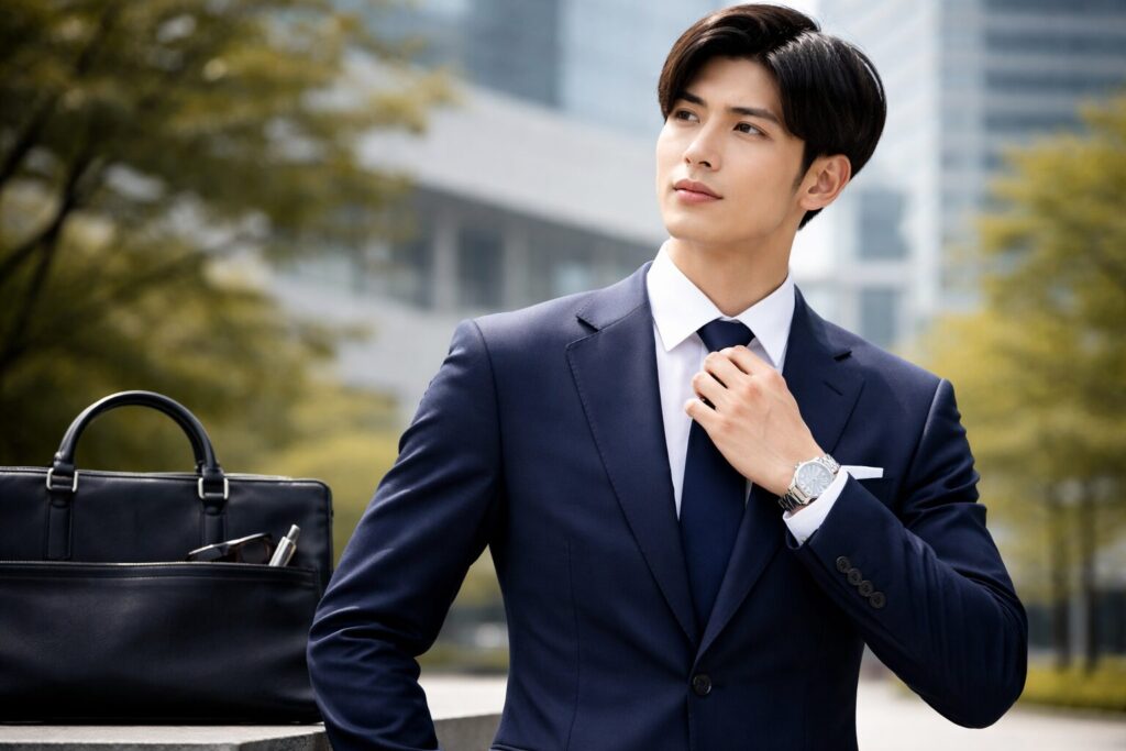 男性の入社式スーツの注意点