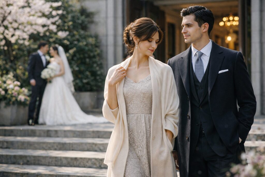 結婚式コート春の5月羽織もの