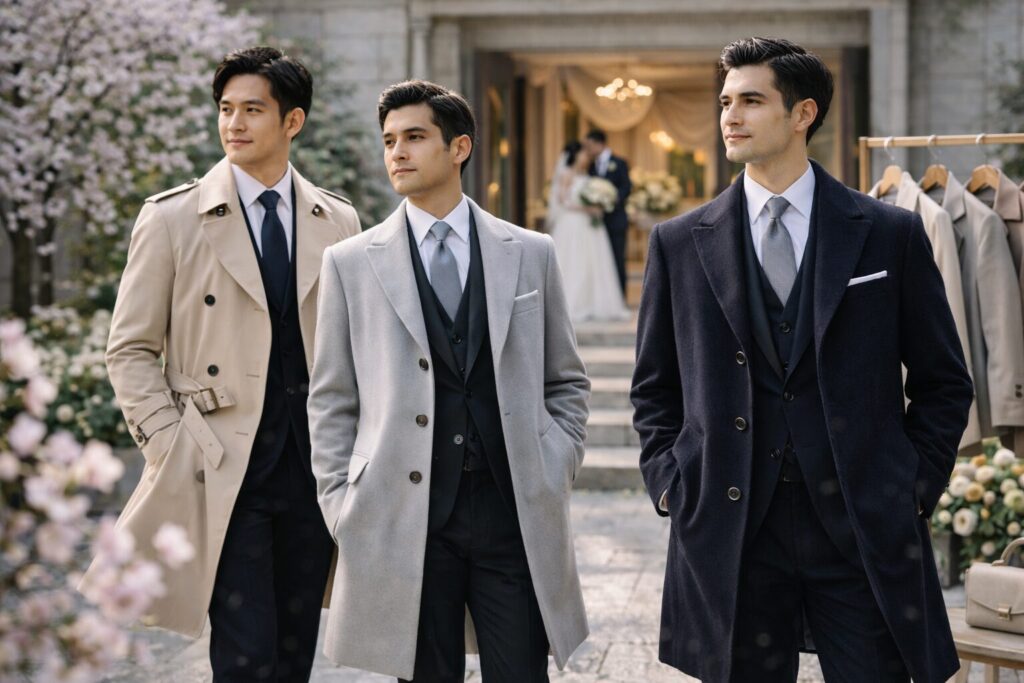 結婚式コート春の男性向け基準