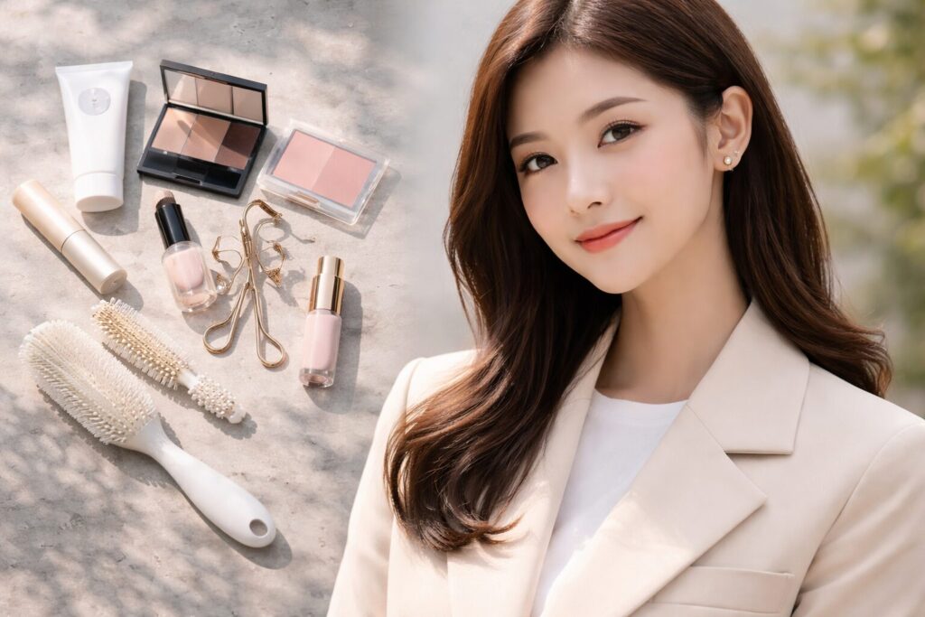 髪型やメイクは清潔感重視