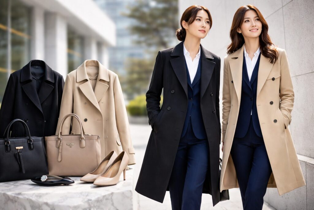 黒とベージュの色選び