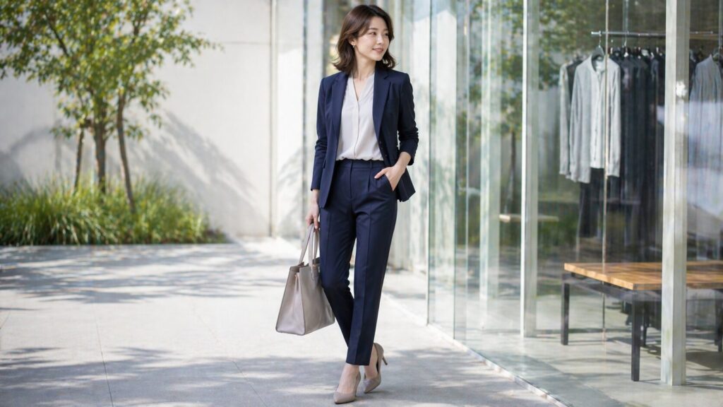 20代向けパンツスーツの購入先