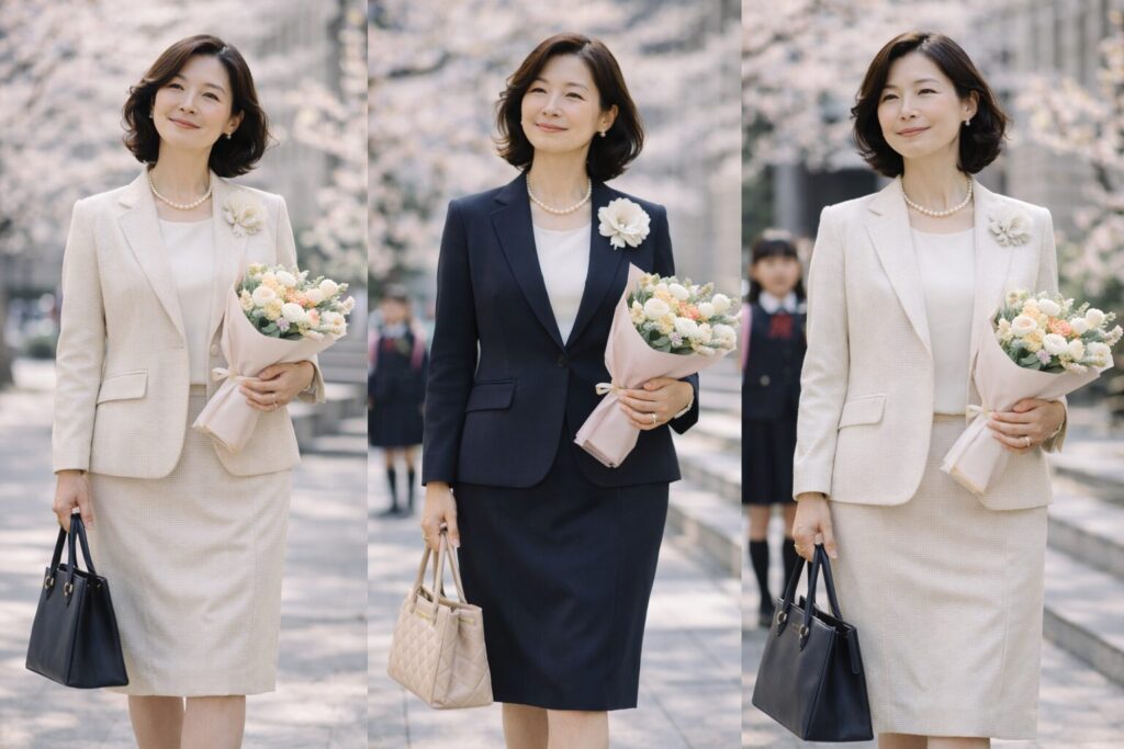 50代女性の入学式スーツ選び