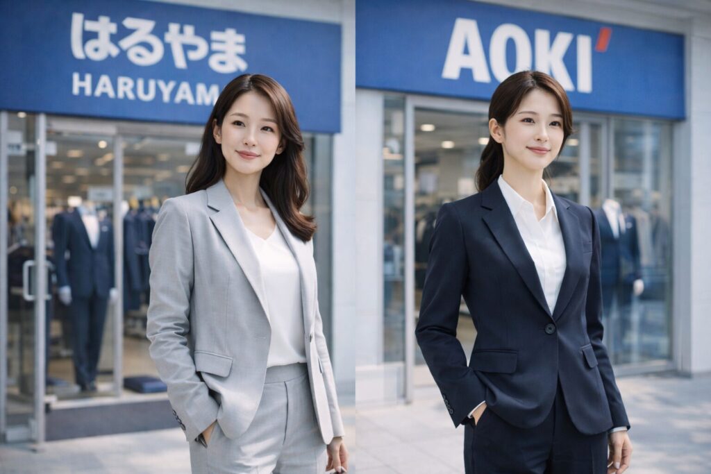 AOKIとの違いを比較