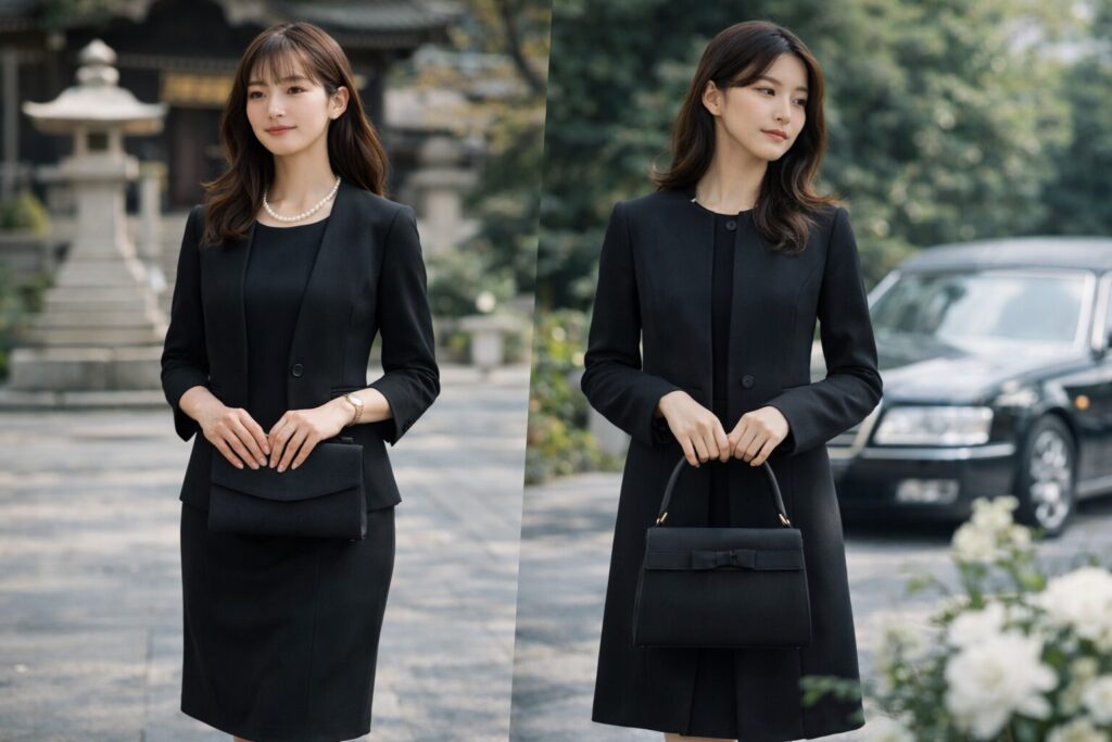 guとユニクロのスーツ比較レディース冠婚葬祭対応