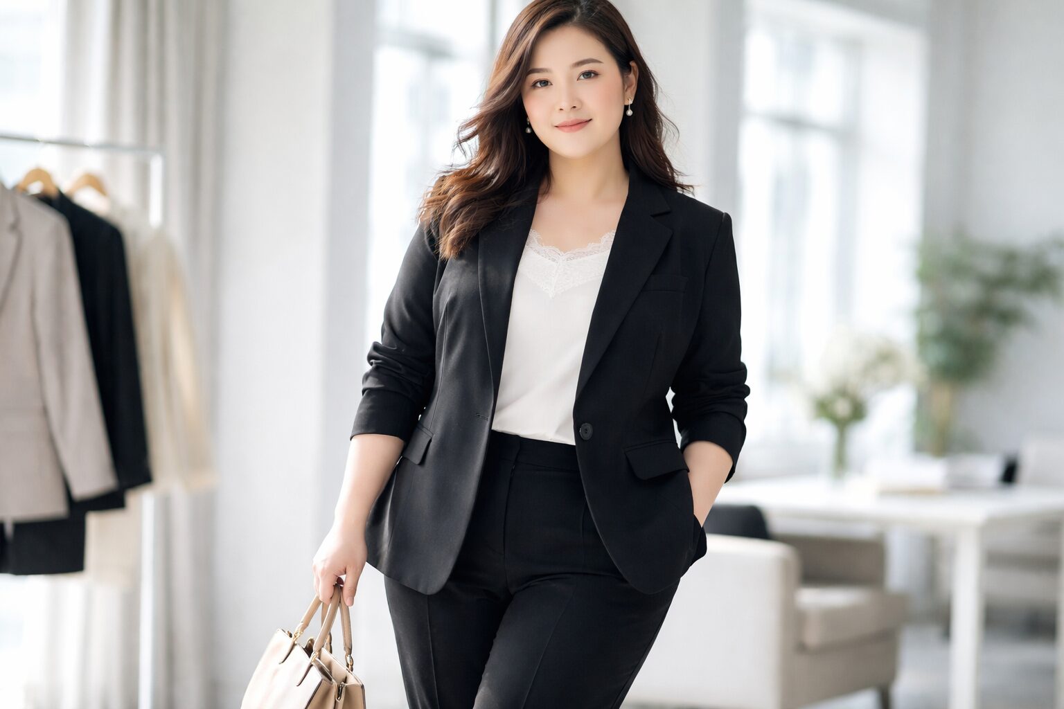 しまむらのレディーススーツで大きいサイズの選び方を徹底解説