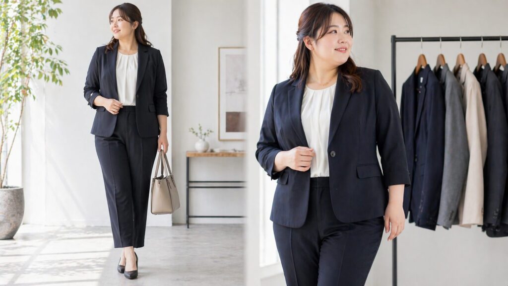 しまむらスーツ4L5L大きいサイズ事情